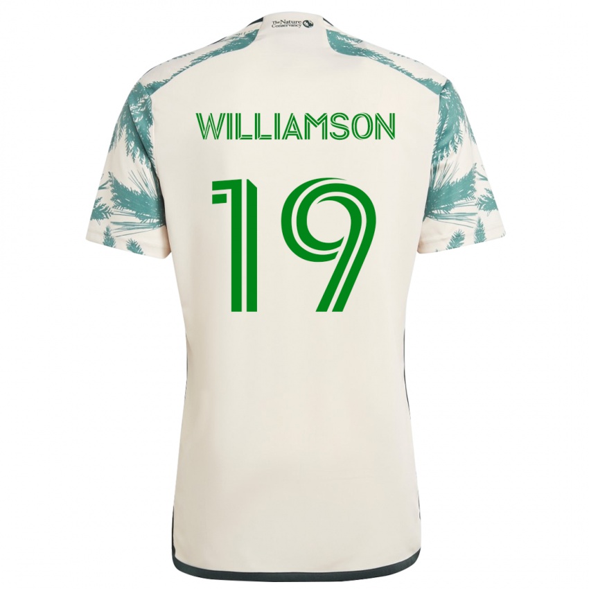 Criança Camisola Eryk Williamson #19 Bege Castanho Alternativa 2024/25 Camisa