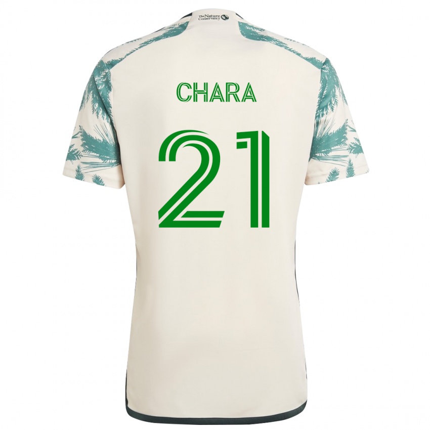 Criança Camisola Diego Chará #21 Bege Castanho Alternativa 2024/25 Camisa