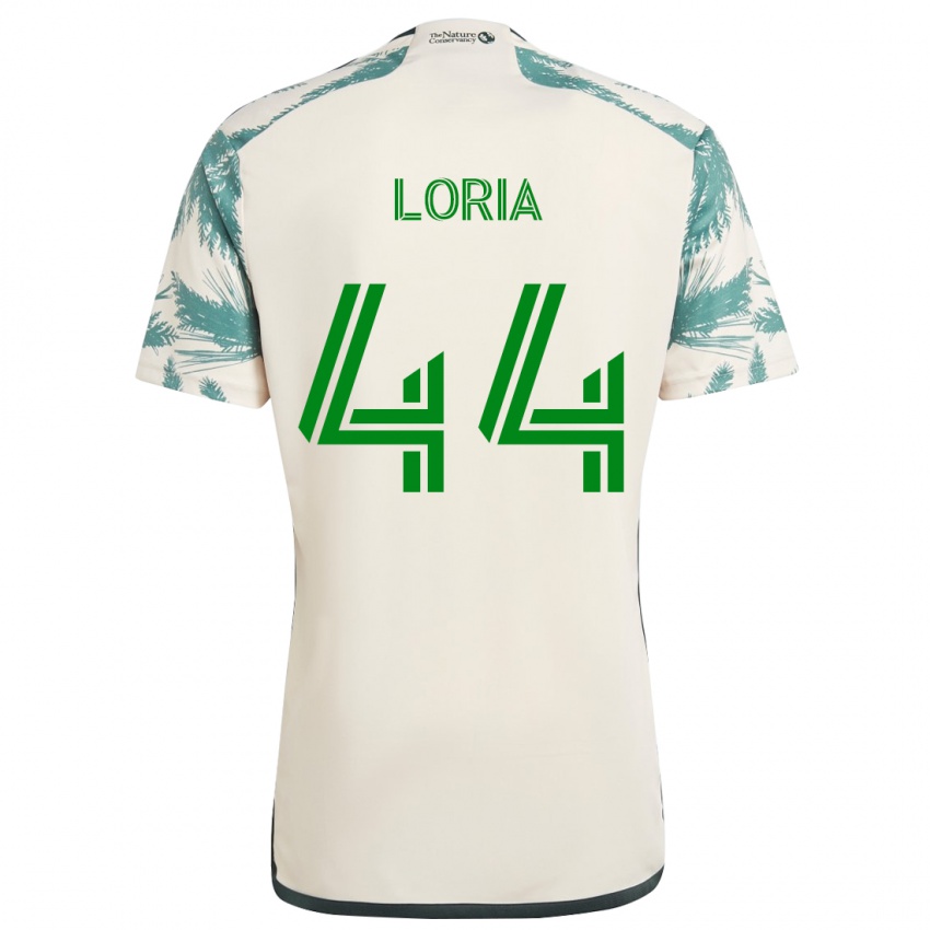 Criança Camisola Marvin Loría #44 Bege Castanho Alternativa 2024/25 Camisa