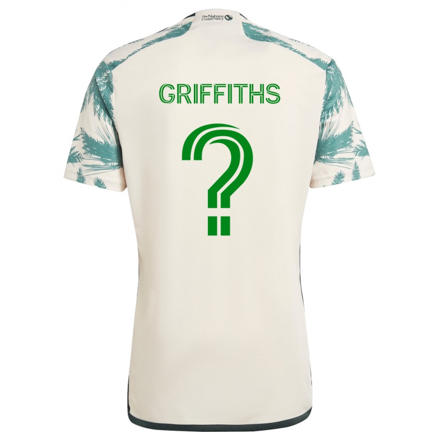 Criança Camisola Reo Griffiths #0 Bege Castanho Alternativa 2024/25 Camisa