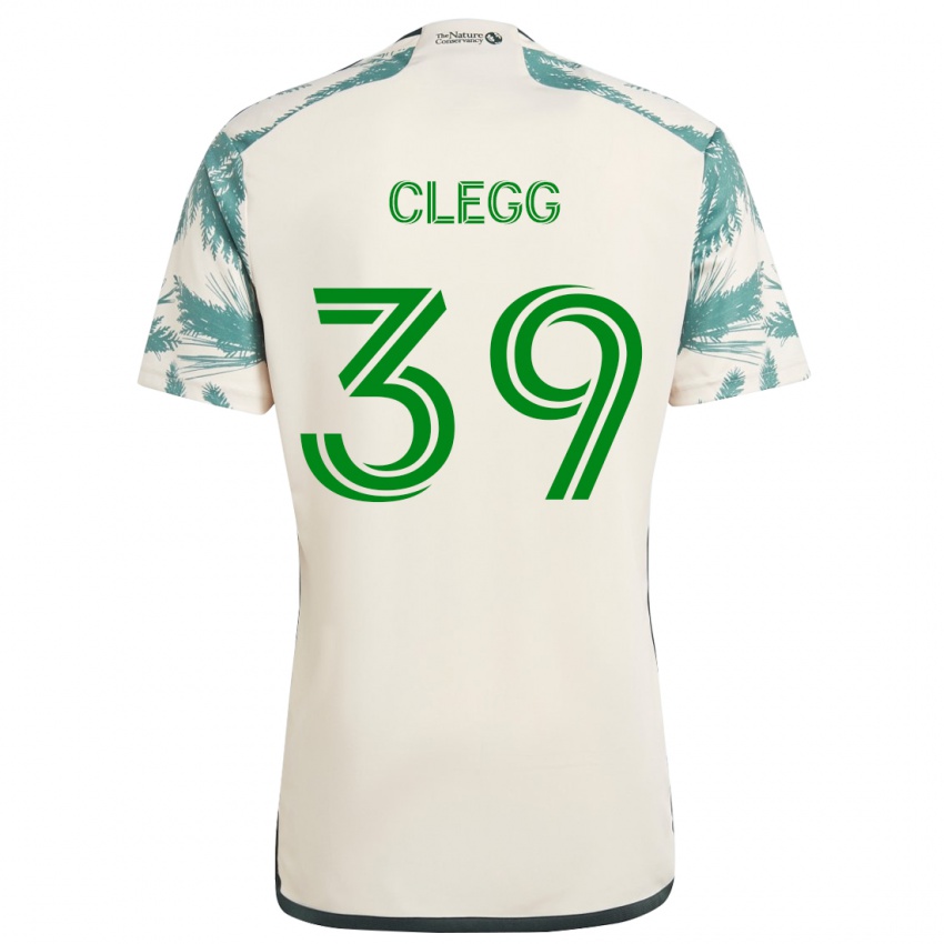 Criança Camisola Tyler Clegg #39 Bege Castanho Alternativa 2024/25 Camisa