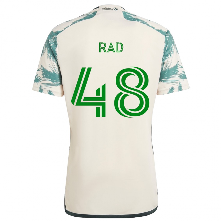 Criança Camisola Kaveh Rad #48 Bege Castanho Alternativa 2024/25 Camisa