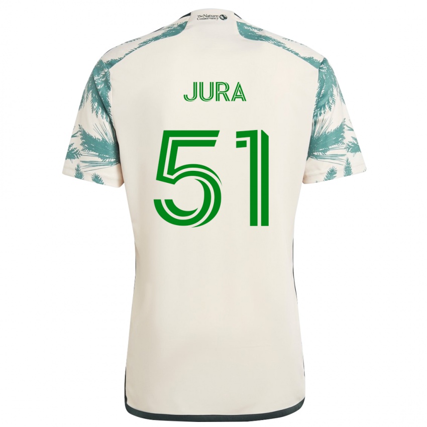 Criança Camisola Sawyer Jura #51 Bege Castanho Alternativa 2024/25 Camisa