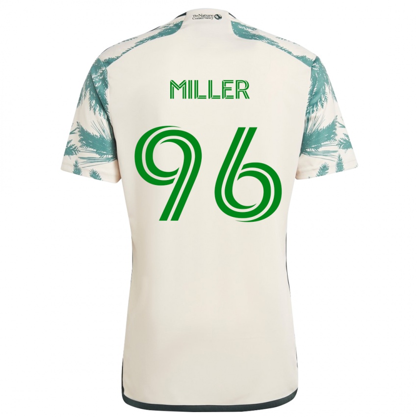 Criança Camisola Carver Miller #96 Bege Castanho Alternativa 2024/25 Camisa