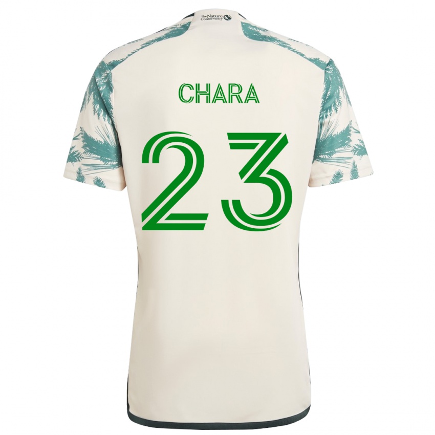 Criança Camisola Yimmi Chará #23 Bege Castanho Alternativa 2024/25 Camisa