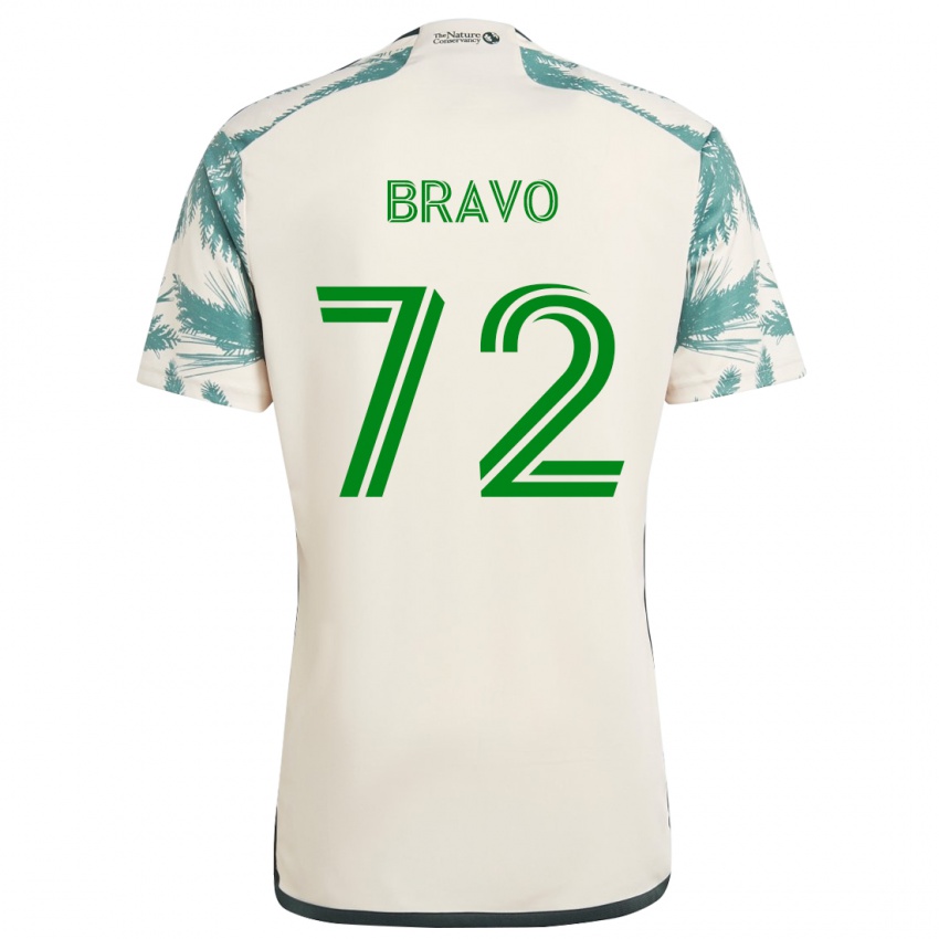 Criança Camisola Julian Bravo #72 Bege Castanho Alternativa 2024/25 Camisa