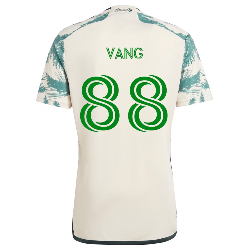 Criança Camisola Michael Vang #88 Bege Castanho Alternativa 2024/25 Camisa