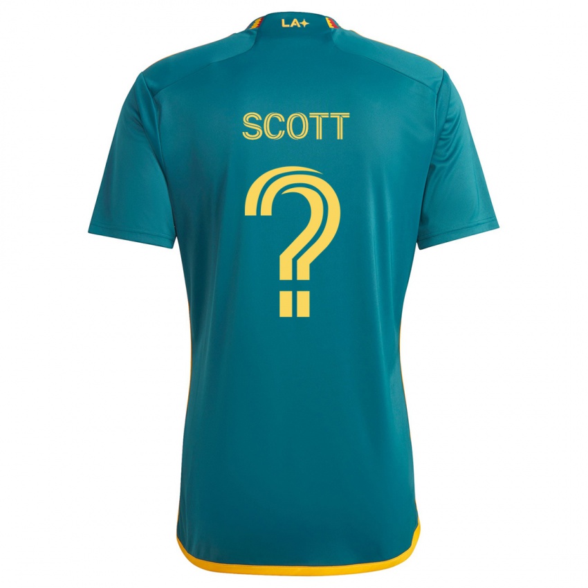 Criança Camisola Brady Scott #0 Verde Amarelo Alternativa 2024/25 Camisa