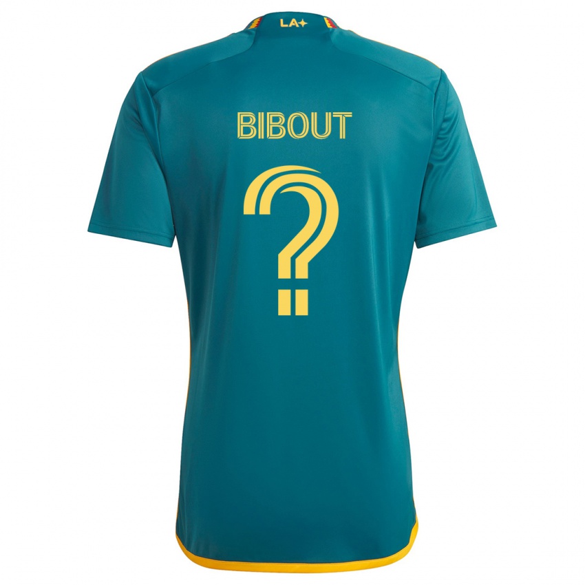 Criança Camisola Aaron Bibout #0 Verde Amarelo Alternativa 2024/25 Camisa