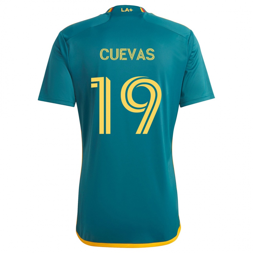 Criança Camisola Mauricio Cuevas #19 Verde Amarelo Alternativa 2024/25 Camisa