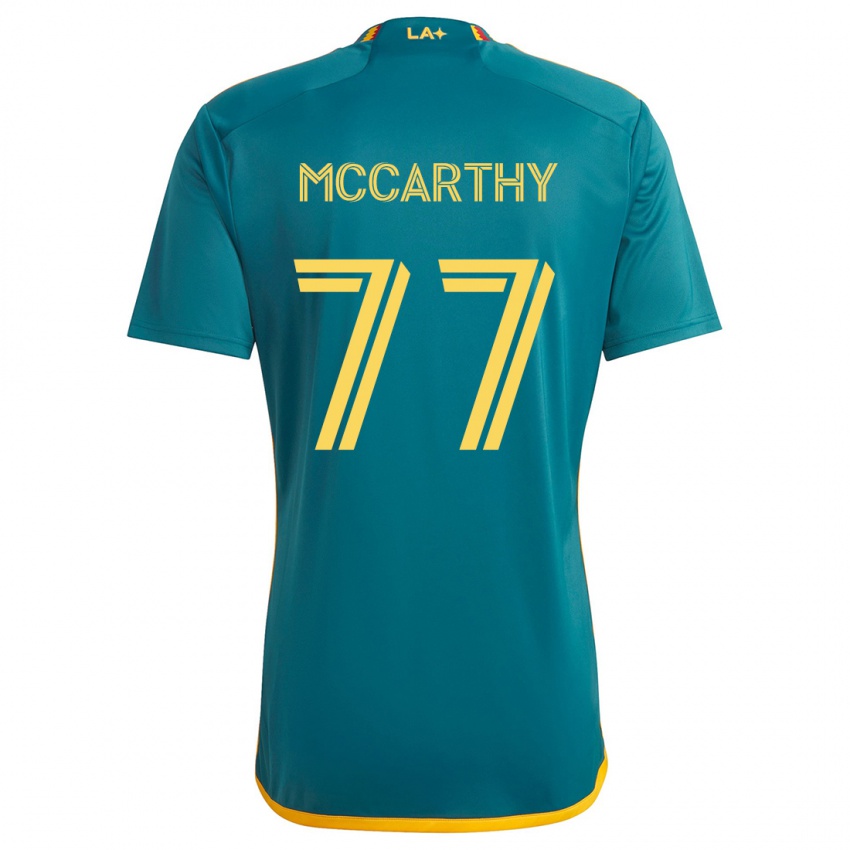 Criança Camisola John Mccarthy #77 Verde Amarelo Alternativa 2024/25 Camisa