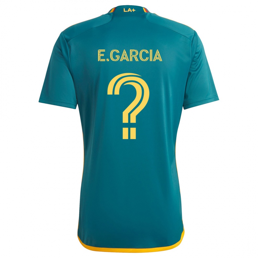 Criança Camisola Emiliano Garcia #0 Verde Amarelo Alternativa 2024/25 Camisa