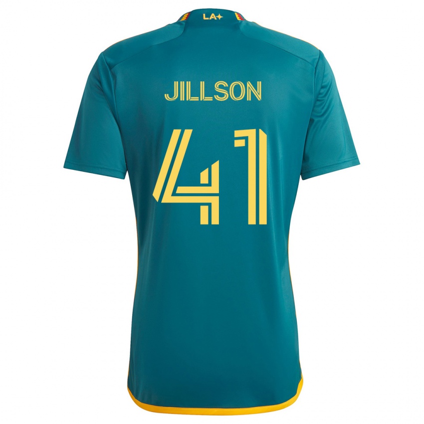 Criança Camisola Simon Jillson #41 Verde Amarelo Alternativa 2024/25 Camisa