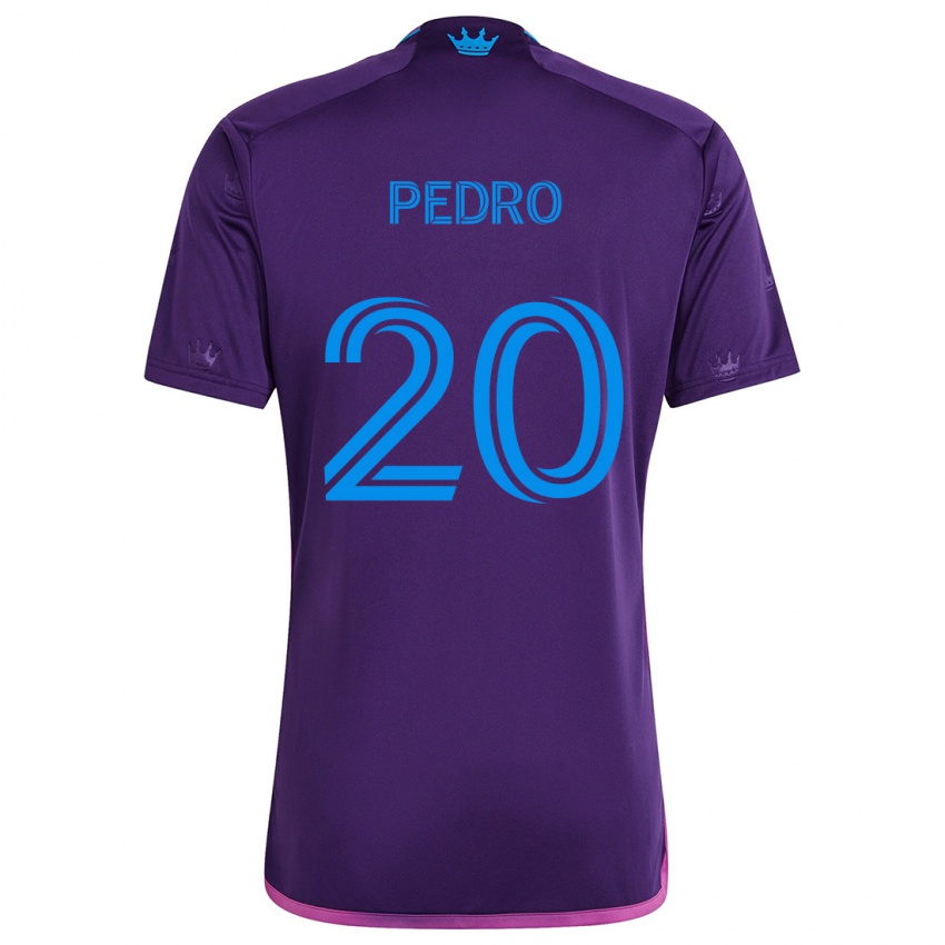 Criança Camisola João Pedro #20 Roxo Azulado Alternativa 2024/25 Camisa