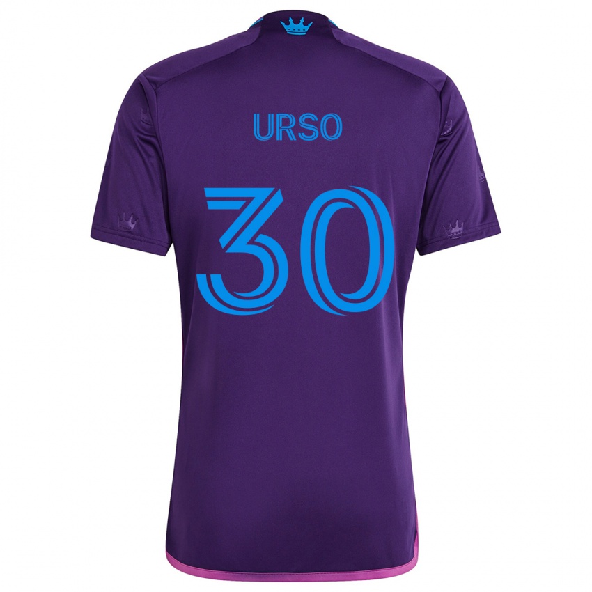 Criança Camisola Júnior Urso #30 Roxo Azulado Alternativa 2024/25 Camisa