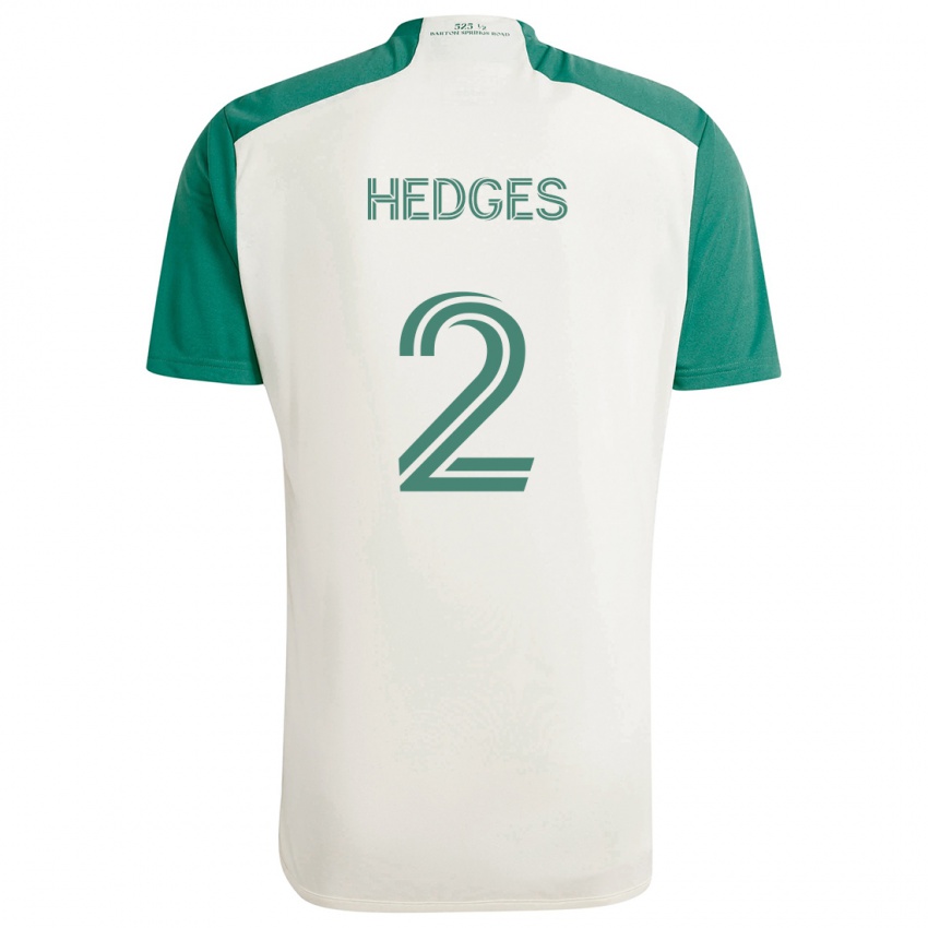 Criança Camisola Matt Hedges #2 Cores Bronzeadas Verde Alternativa 2024/25 Camisa