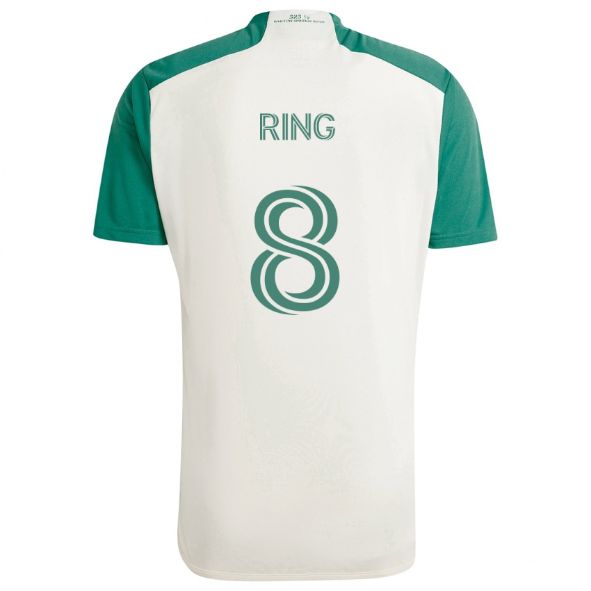 Criança Camisola Alexander Ring #8 Cores Bronzeadas Verde Alternativa 2024/25 Camisa