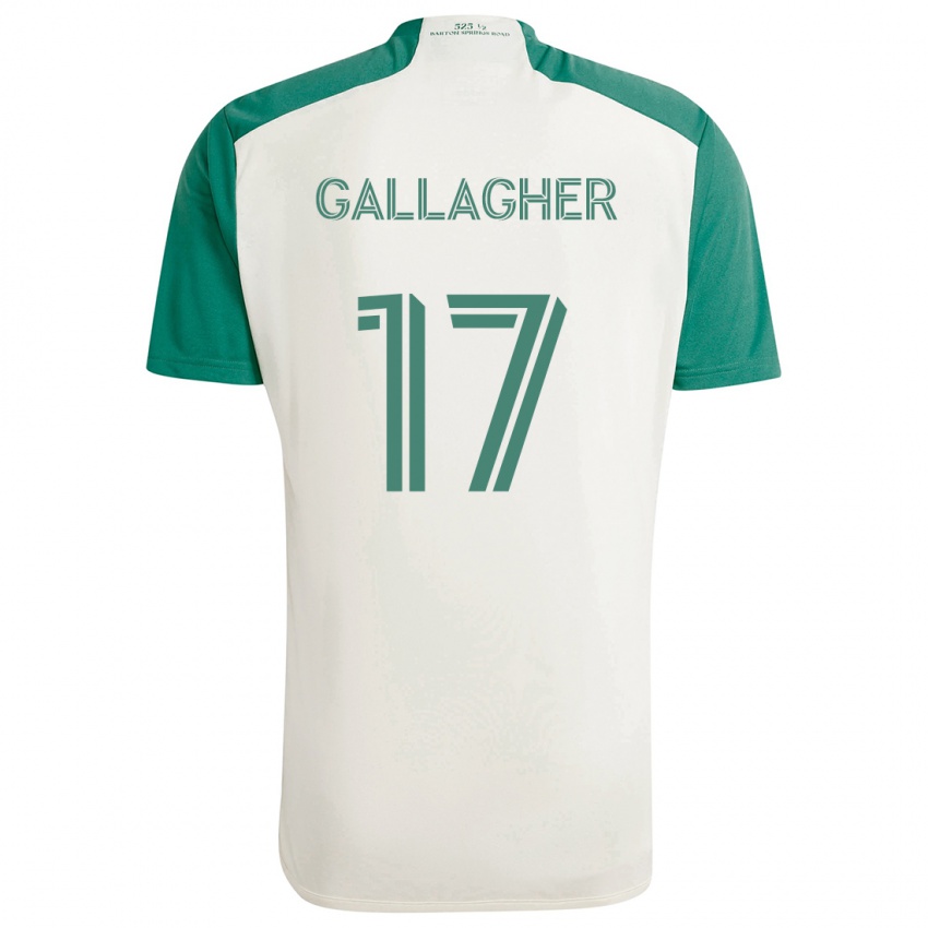 Criança Camisola Jon Gallagher #17 Cores Bronzeadas Verde Alternativa 2024/25 Camisa