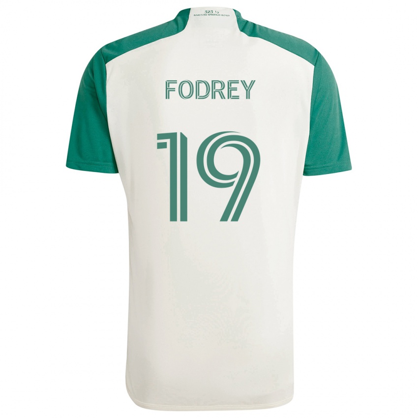 Criança Camisola Cj Fodrey #19 Cores Bronzeadas Verde Alternativa 2024/25 Camisa