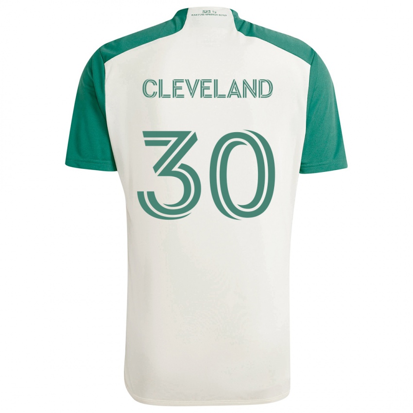 Criança Camisola Stefan Cleveland #30 Cores Bronzeadas Verde Alternativa 2024/25 Camisa