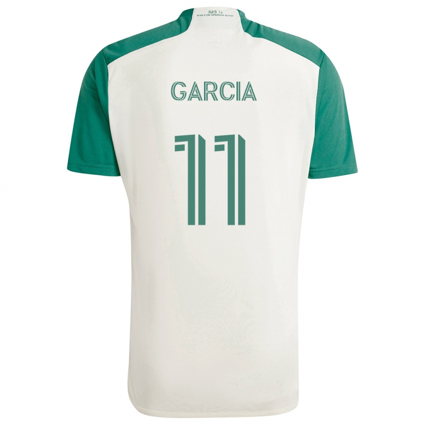 Criança Camisola Christopher Garcia #11 Cores Bronzeadas Verde Alternativa 2024/25 Camisa