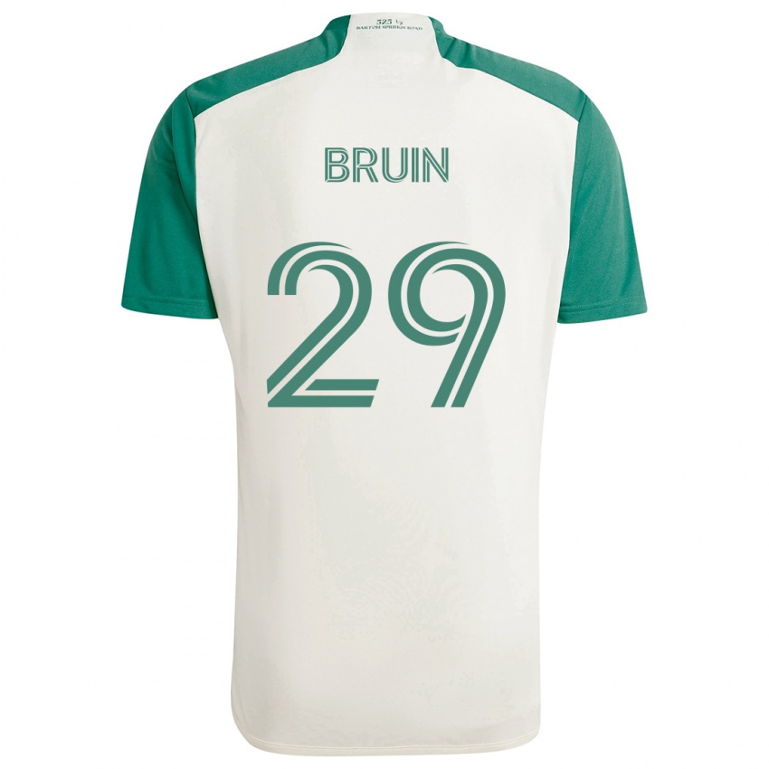 Criança Camisola Will Bruin #29 Cores Bronzeadas Verde Alternativa 2024/25 Camisa