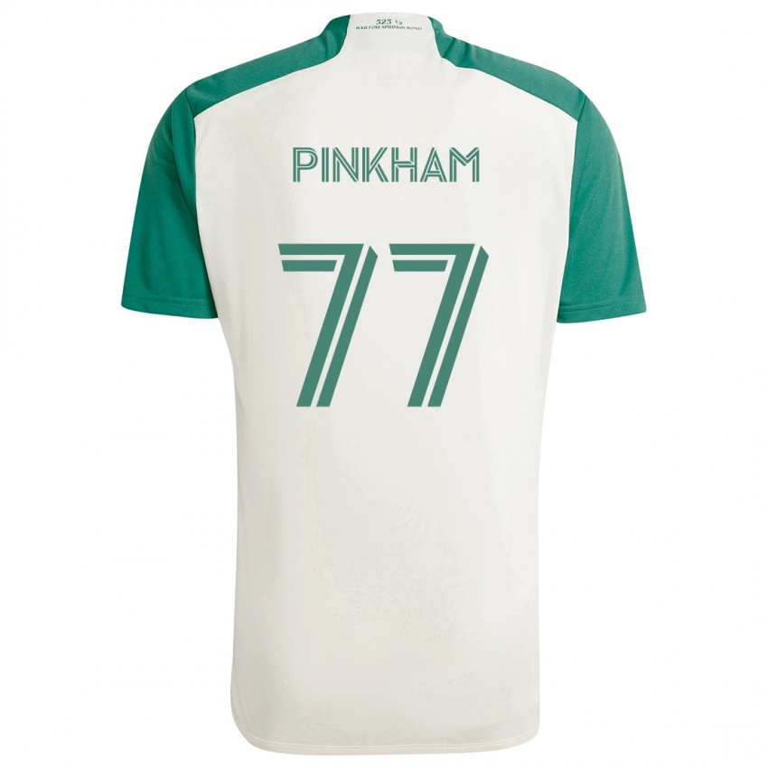 Criança Camisola Chris Pinkham #77 Cores Bronzeadas Verde Alternativa 2024/25 Camisa