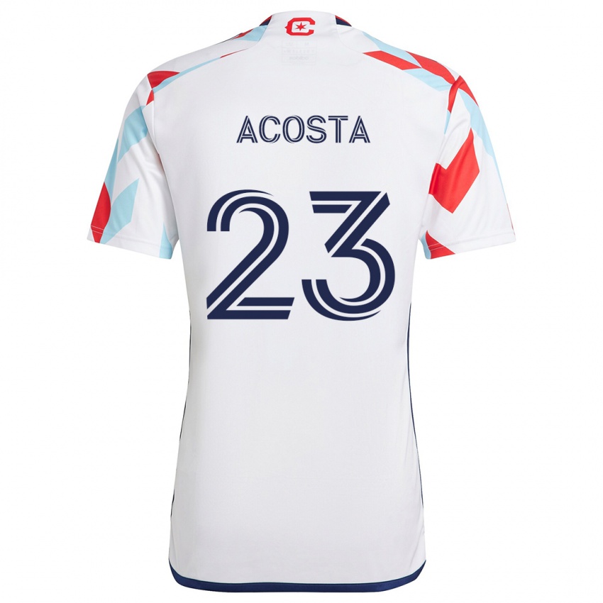 Criança Camisola Kellyn Acosta #23 Branco Vermelho Azul Alternativa 2024/25 Camisa