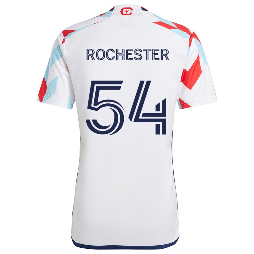 Criança Camisola Lamonth Rochester #54 Branco Vermelho Azul Alternativa 2024/25 Camisa