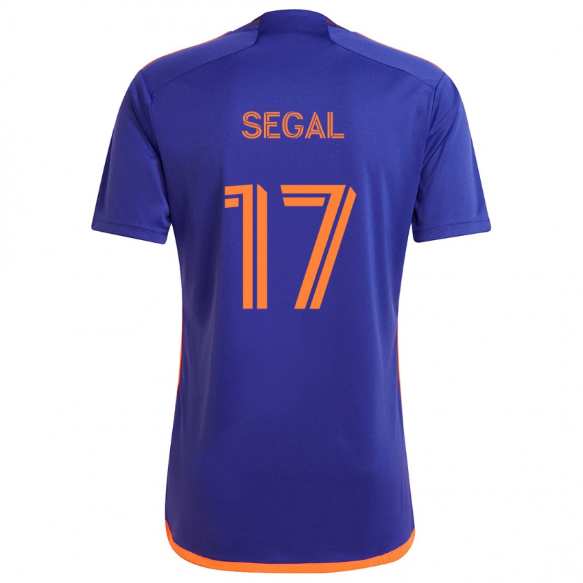 Criança Camisola Gabriel Segal #17 Laranja Roxa Alternativa 2024/25 Camisa