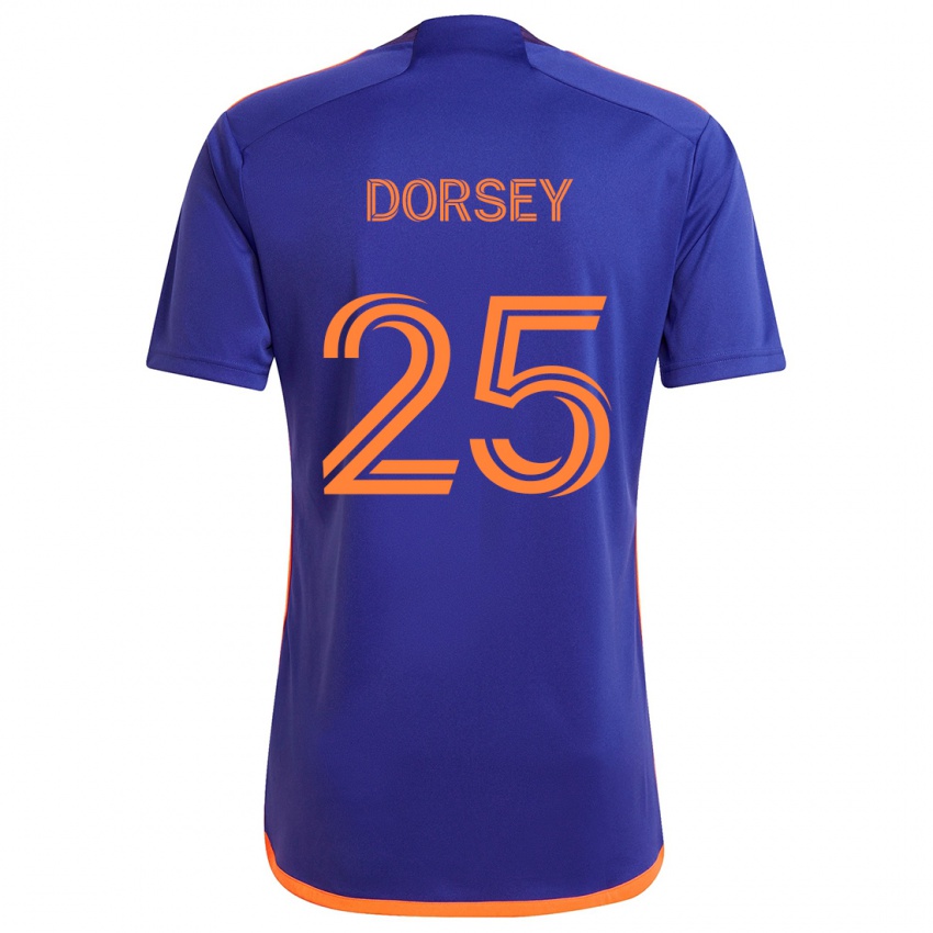 Criança Camisola Griffin Dorsey #25 Laranja Roxa Alternativa 2024/25 Camisa