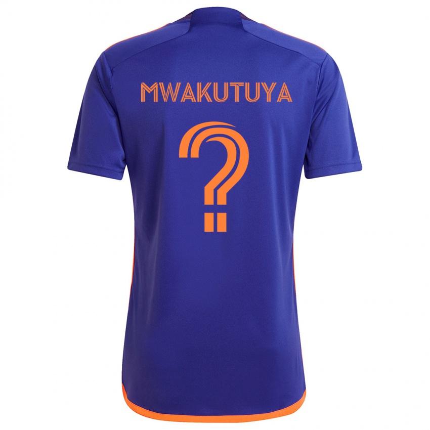 Criança Camisola Isaac Mwakutuya #0 Laranja Roxa Alternativa 2024/25 Camisa