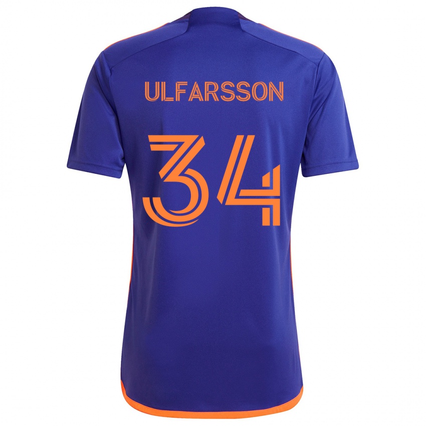 Criança Camisola Thor Úlfarsson #34 Laranja Roxa Alternativa 2024/25 Camisa