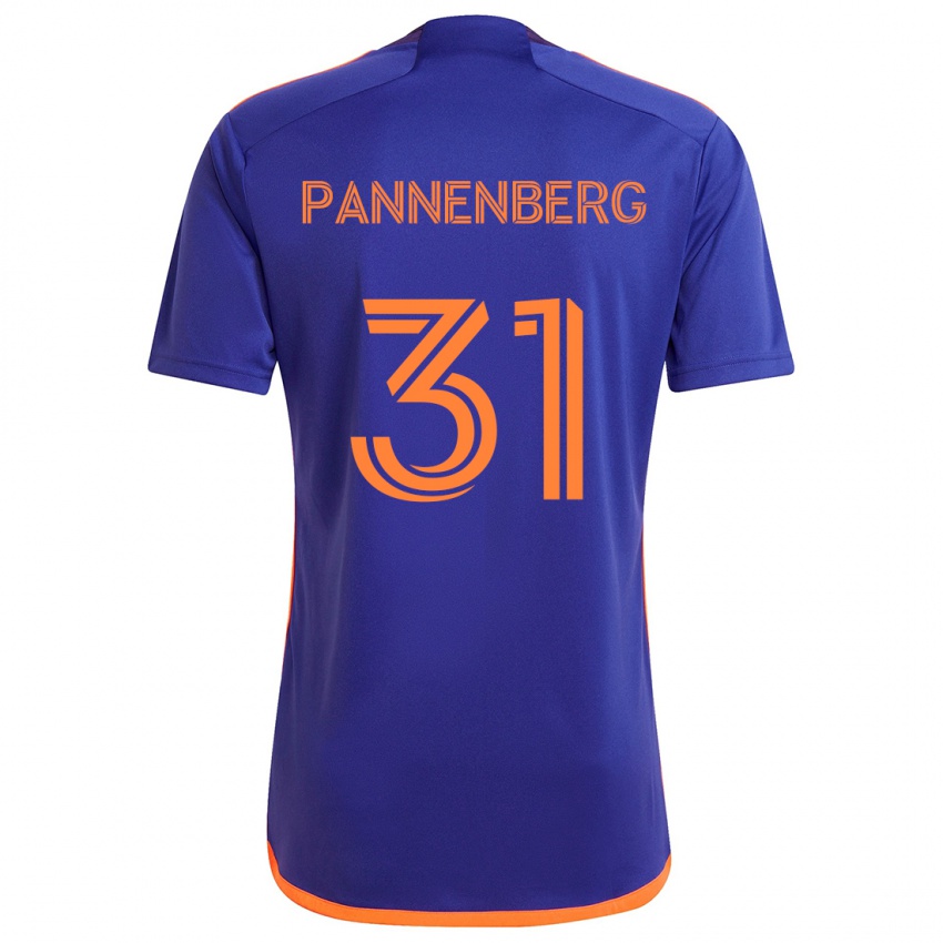 Criança Camisola Andrew Pannenberg #31 Laranja Roxa Alternativa 2024/25 Camisa