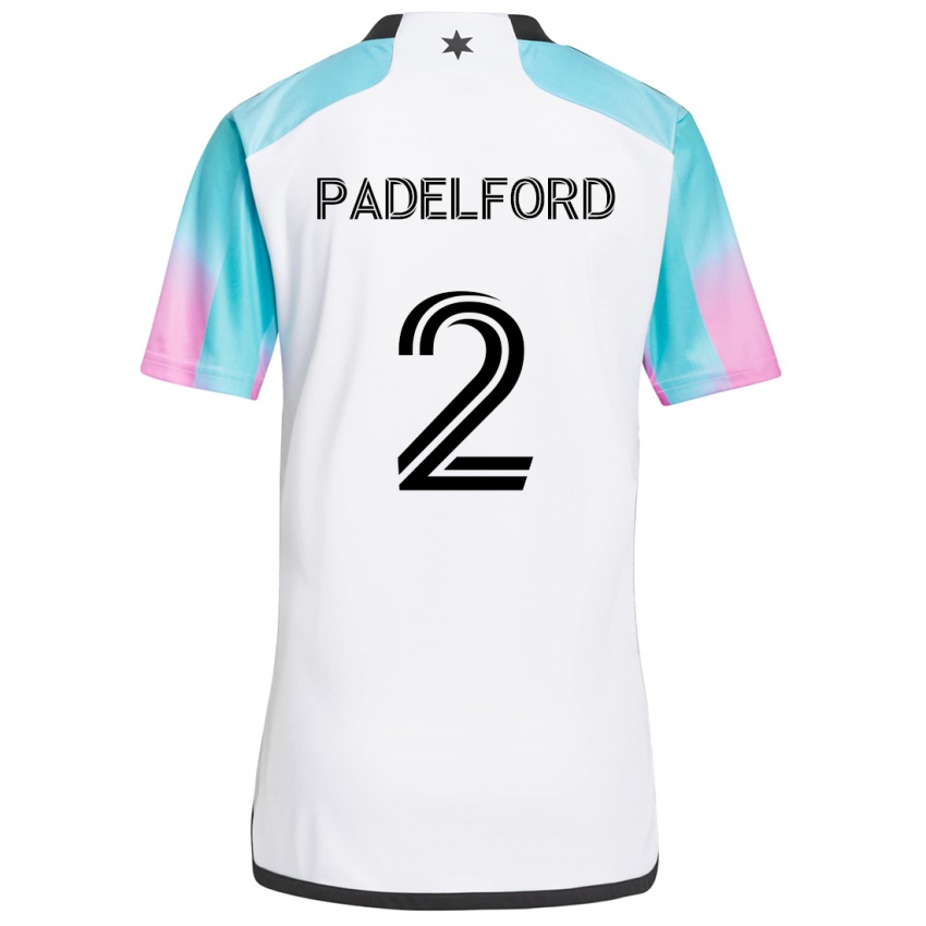 Criança Camisola Devin Padelford #2 Branco Azul Preto Alternativa 2024/25 Camisa