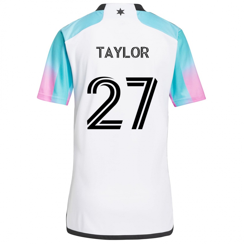 Criança Camisola D.j. Taylor #27 Branco Azul Preto Alternativa 2024/25 Camisa