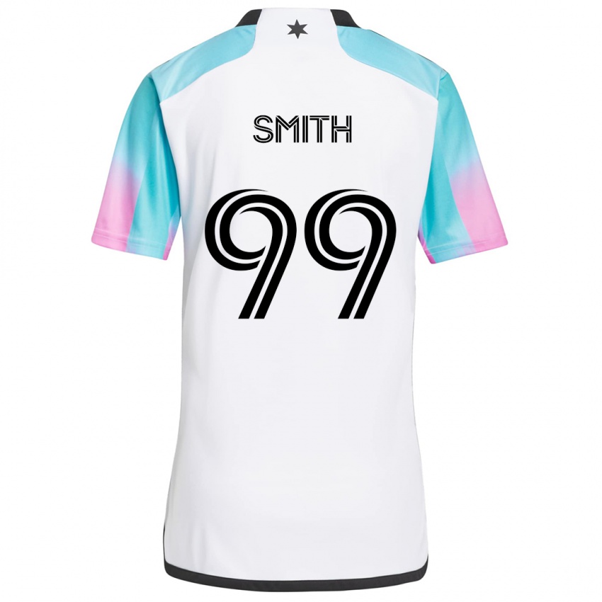 Criança Camisola Jordan Adebayo-Smith #99 Branco Azul Preto Alternativa 2024/25 Camisa