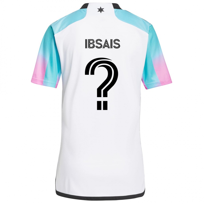 Criança Camisola Tamer Ibsais #0 Branco Azul Preto Alternativa 2024/25 Camisa