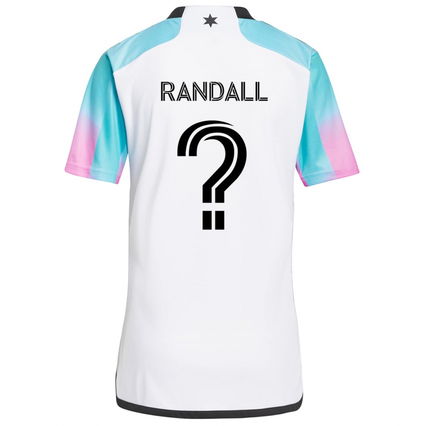 Criança Camisola Alisa Randall #0 Branco Azul Preto Alternativa 2024/25 Camisa