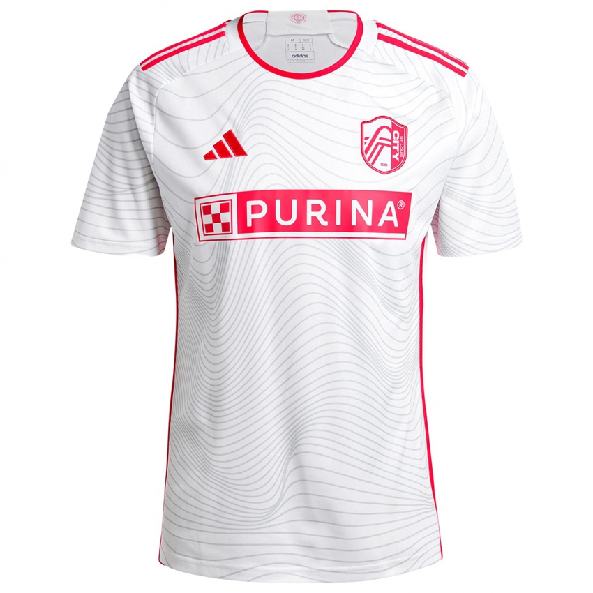 Criança Camisola Gabriel Mikina #50 Branco Vermelho Alternativa 2024/25 Camisa