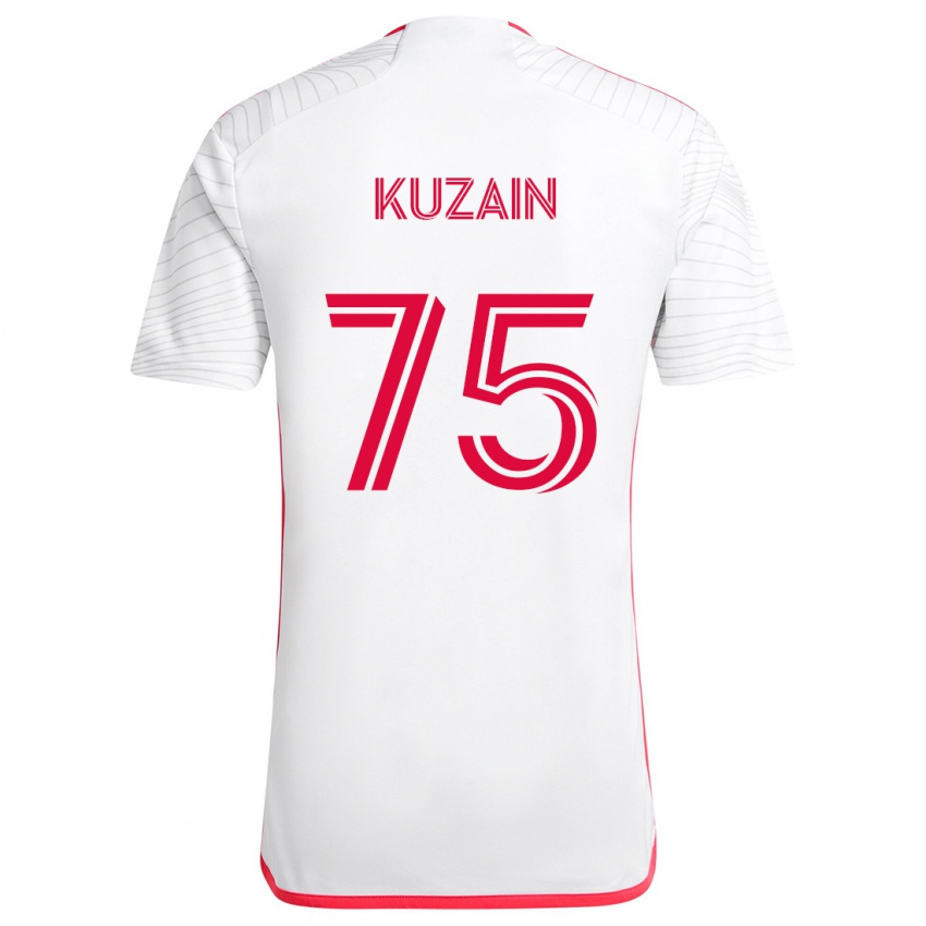 Criança Camisola Wan Kuzain #75 Branco Vermelho Alternativa 2024/25 Camisa