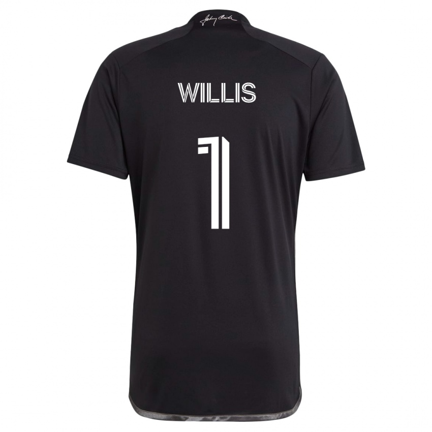 Criança Camisola Joe Willis #1 Preto Alternativa 2024/25 Camisa