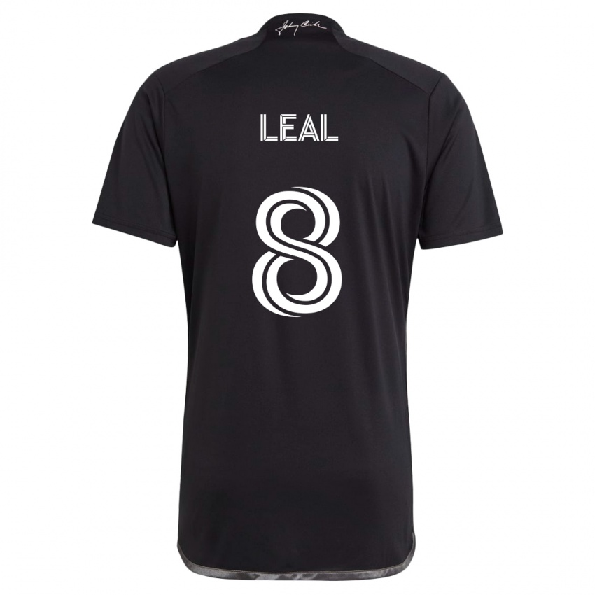 Criança Camisola Randall Leal #8 Preto Alternativa 2024/25 Camisa