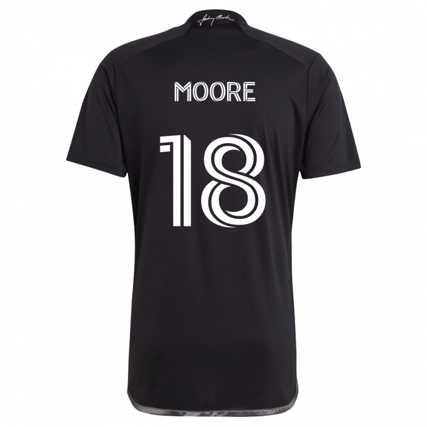 Criança Camisola Shaq Moore #18 Preto Alternativa 2024/25 Camisa