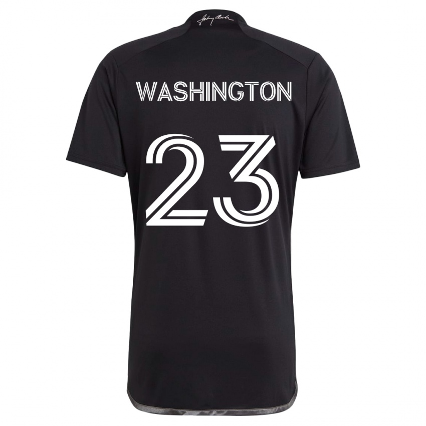 Criança Camisola Taylor Washington #23 Preto Alternativa 2024/25 Camisa