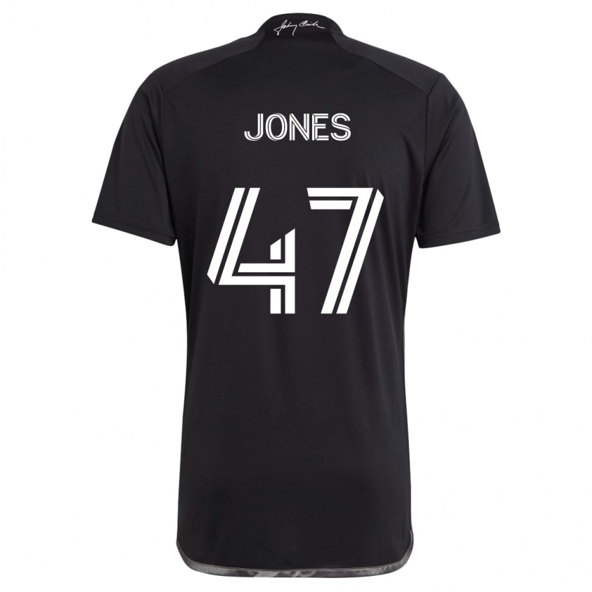 Criança Camisola Isaiah Jones #47 Preto Alternativa 2024/25 Camisa