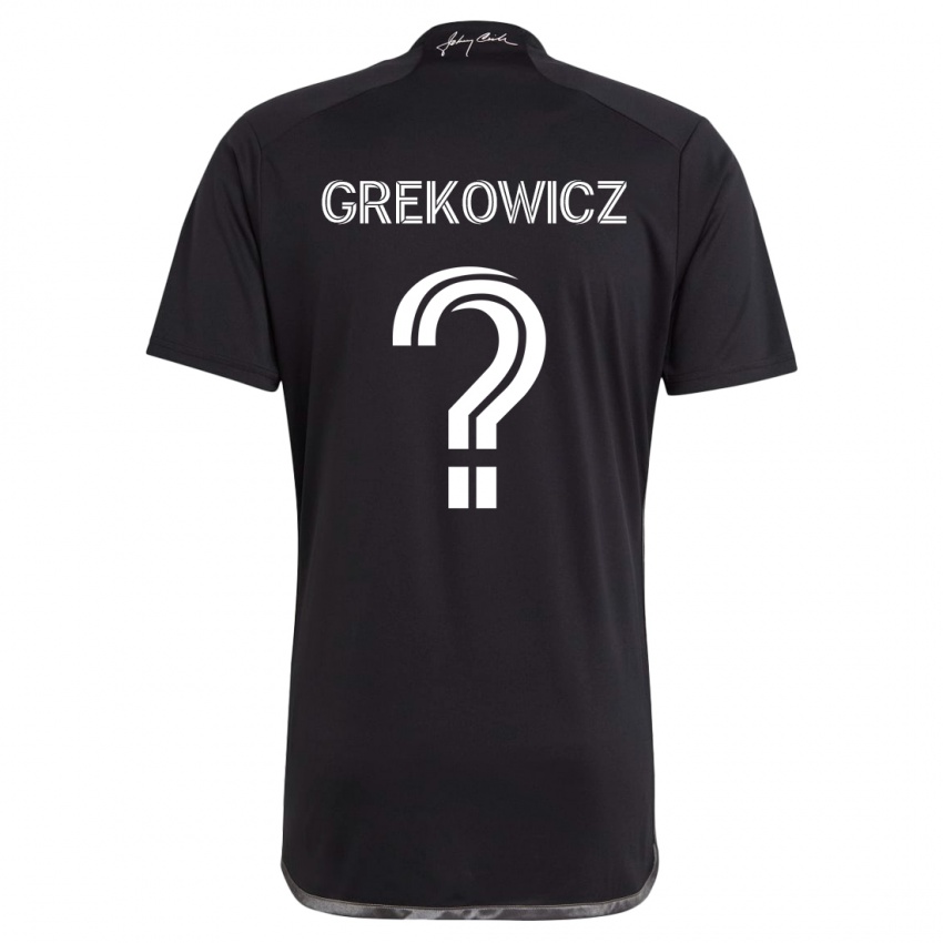 Criança Camisola Jacob Grekowicz #0 Preto Alternativa 2024/25 Camisa