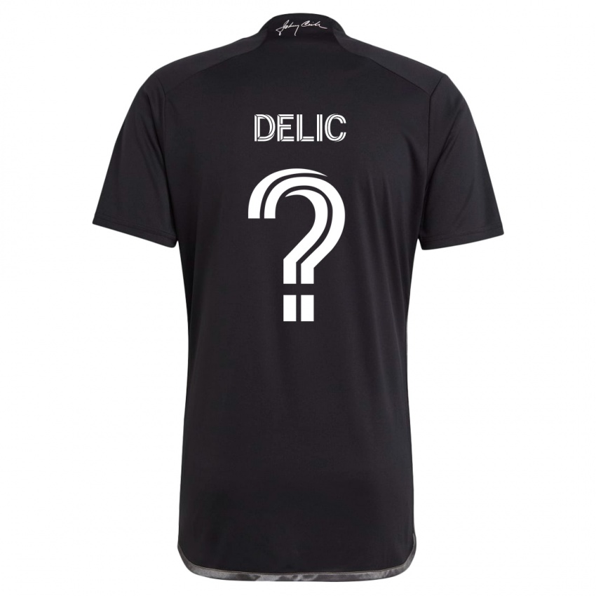 Criança Camisola Ammar Delic #0 Preto Alternativa 2024/25 Camisa