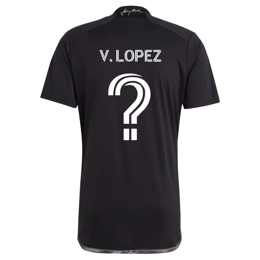 Criança Camisola Alejandro Velazquez-Lopez #0 Preto Alternativa 2024/25 Camisa