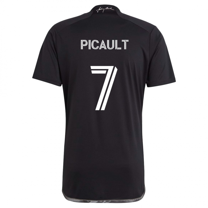 Criança Camisola Fafà Picault #7 Preto Alternativa 2024/25 Camisa